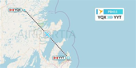 PB888 Flight Status PAL Airlines: Gander to St. John's (PVL888).